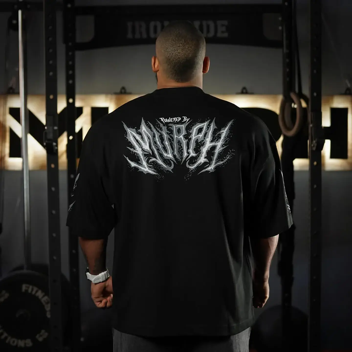 Remera Oversize ICON Sinister Logo - Negro 3