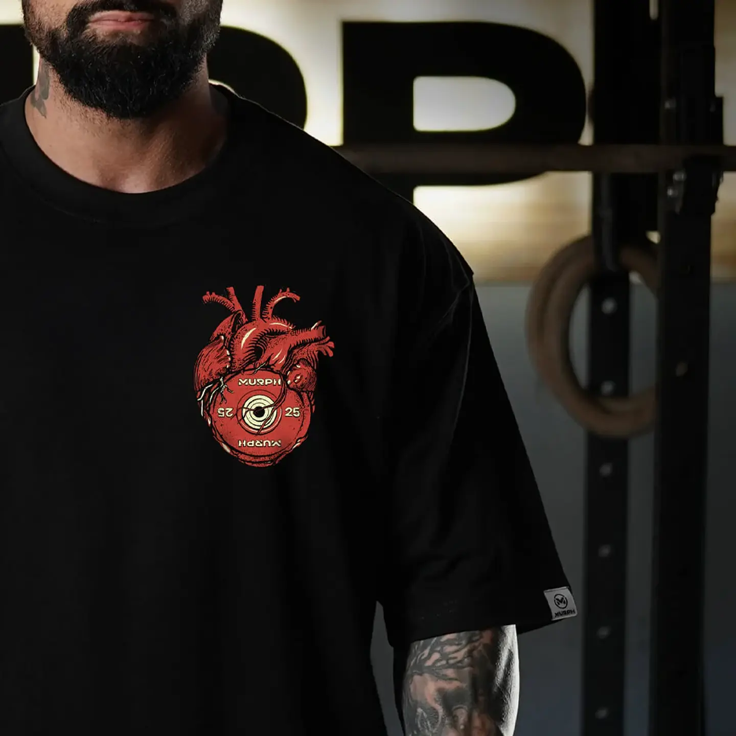 Remera Oversize Passion & Blood - Black 4