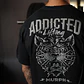 Remera Oversize Addicted - Negro - Miniatura 4