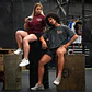 Remera Oversize Caffeine & Barbells - Gris Charcoal - Miniatura 2