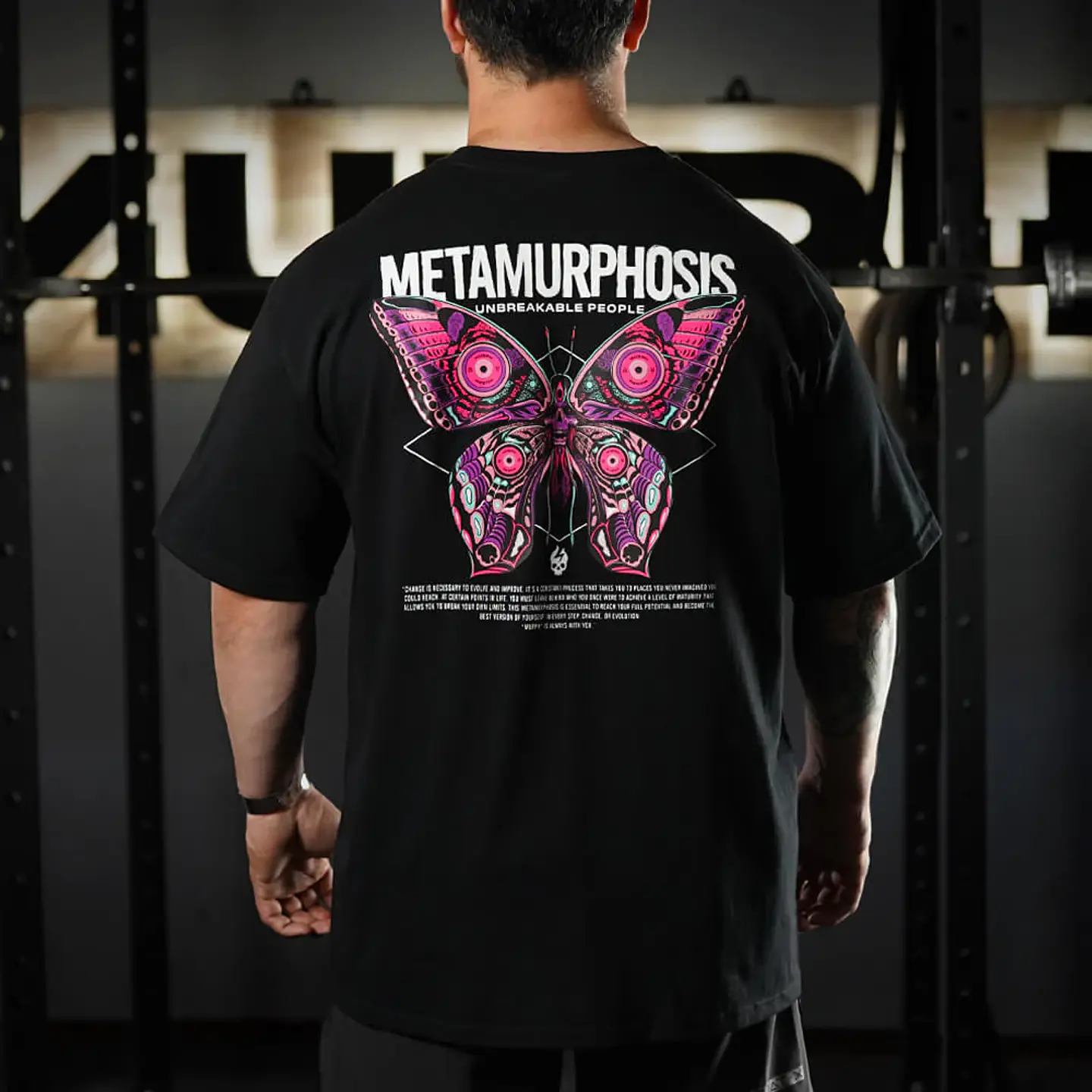 Remera Oversize Metamurphosis - Negro 1