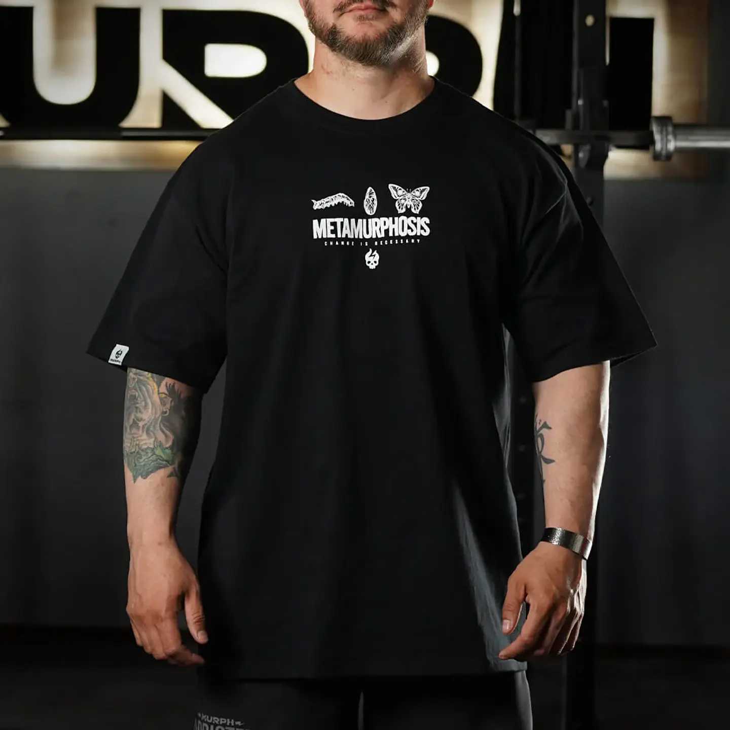 Remera Oversize Metamurphosis - Negro 2