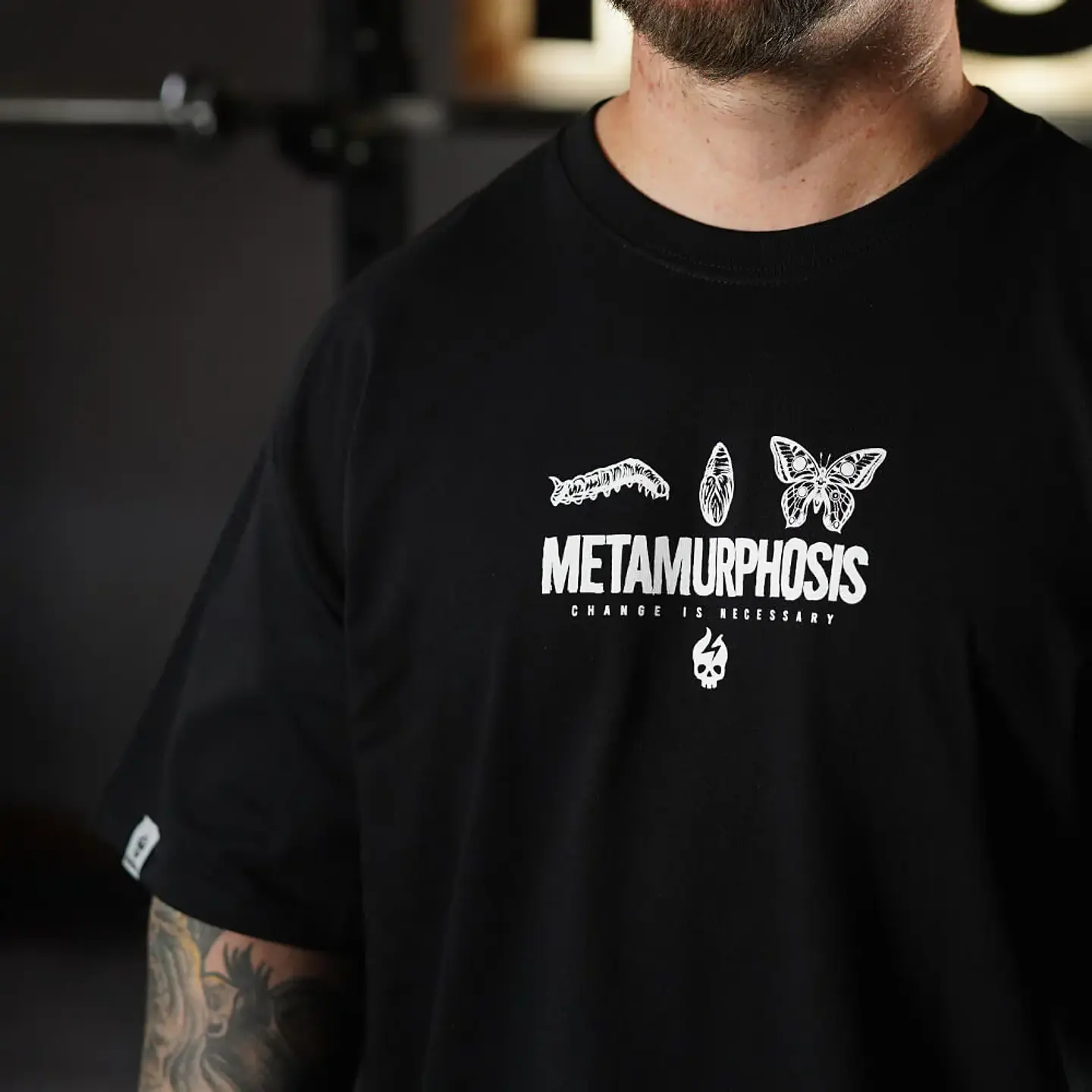 Remera Oversize Metamurphosis - Negro 4