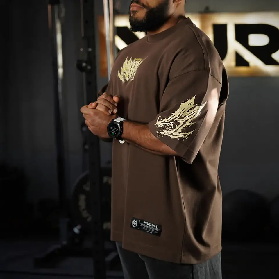 Remera Oversize ICON Sinister Logo - Chocolate 4