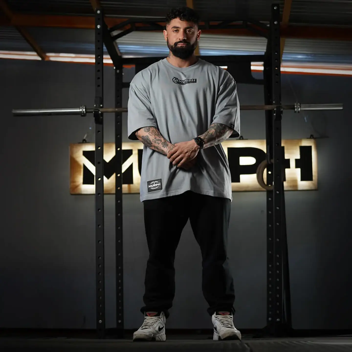 Remera Oversize Premium Murph - Steel 2