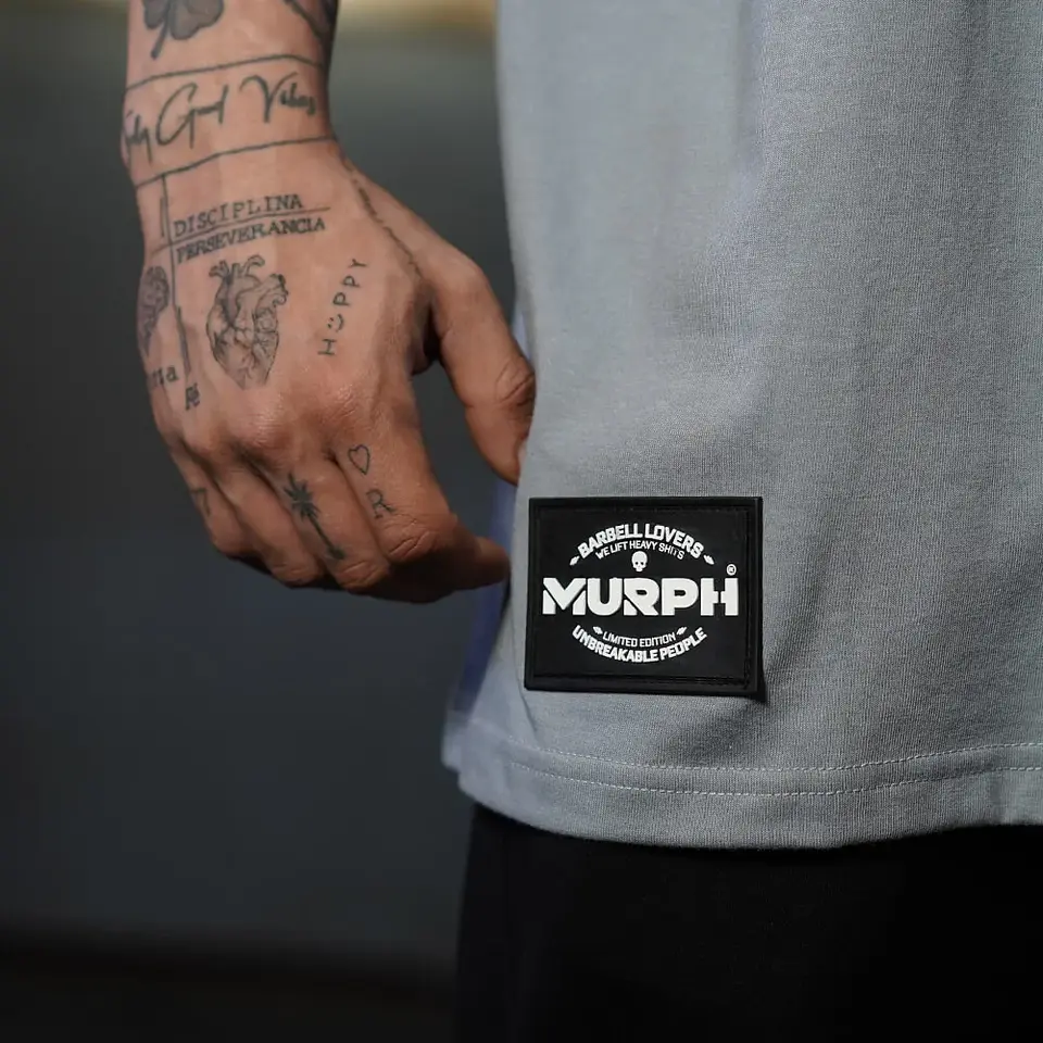 Remera Oversize Premium Murph - Steel 4