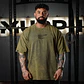 Remera Oversize Premium Discipline Beats Talent - Acid Gold - Miniatura 6