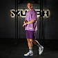 Remera Oversize Premium Discipline Beats Talent - Acid Purple - Miniatura 3