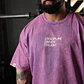 Remera Oversize Premium Discipline Beats Talent - Acid Purple - Miniatura 5