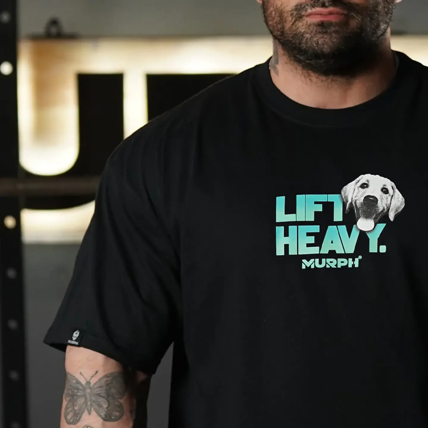 Remera Oversize Lift and Dogs - Negro 4
