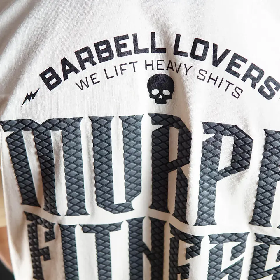 Remera Oversize Barbell Texture - Sweet Cream 6