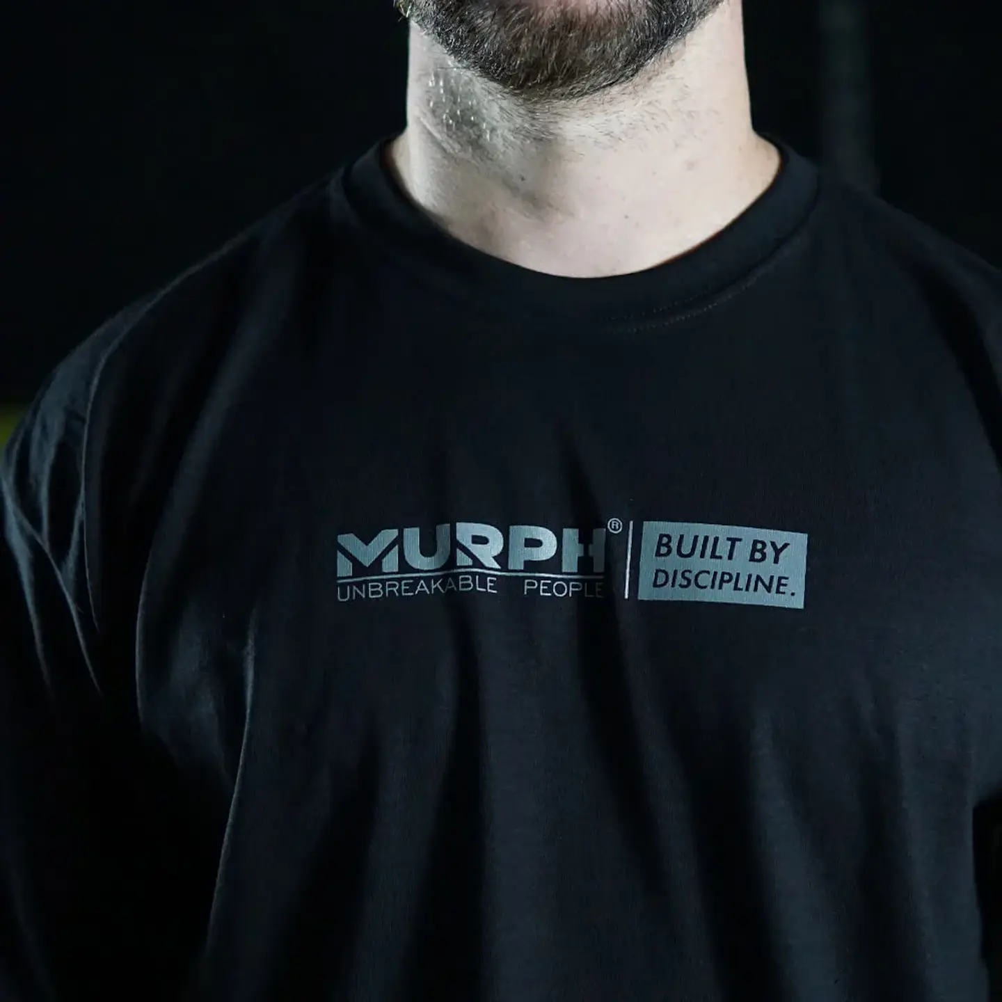 Remera Oversize Built By Discipline - Negro 4