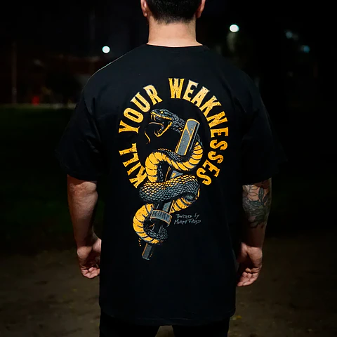 Oversize Kill Your Weaknesses - Negro