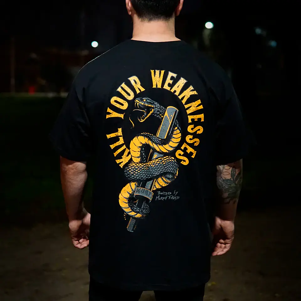 Oversize Kill Your Weaknesses - Negro 1