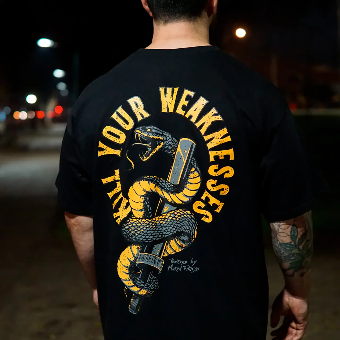 Oversize Kill Your Weaknesses - Negro 3