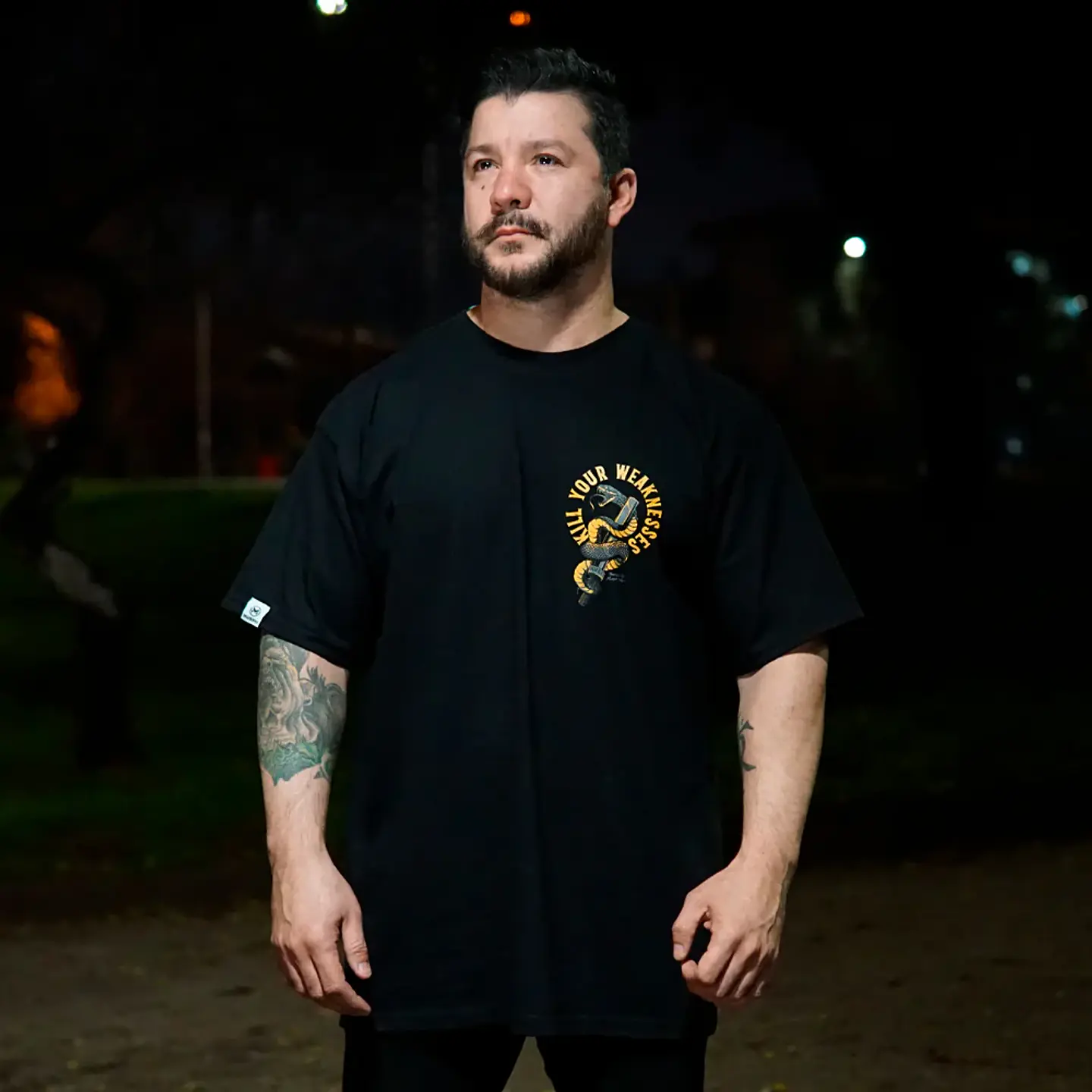 Oversize Kill Your Weaknesses - Negro 4
