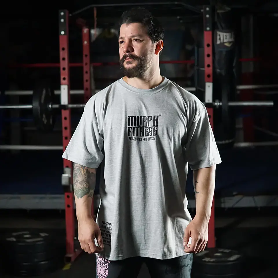 Remera Oversize Philosophy Of Lifters - Gris 2