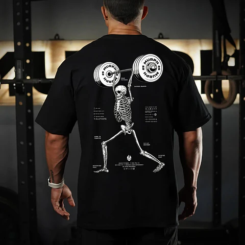 Remera Oversize Anatomy Of Jerk - Negro