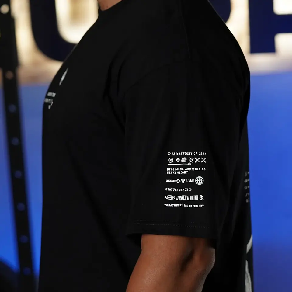 Remera Oversize Anatomy Of Jerk - Negro 5