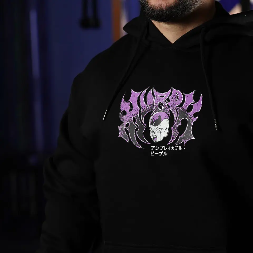 Buzo Canguro CRUELTY - Negro 6