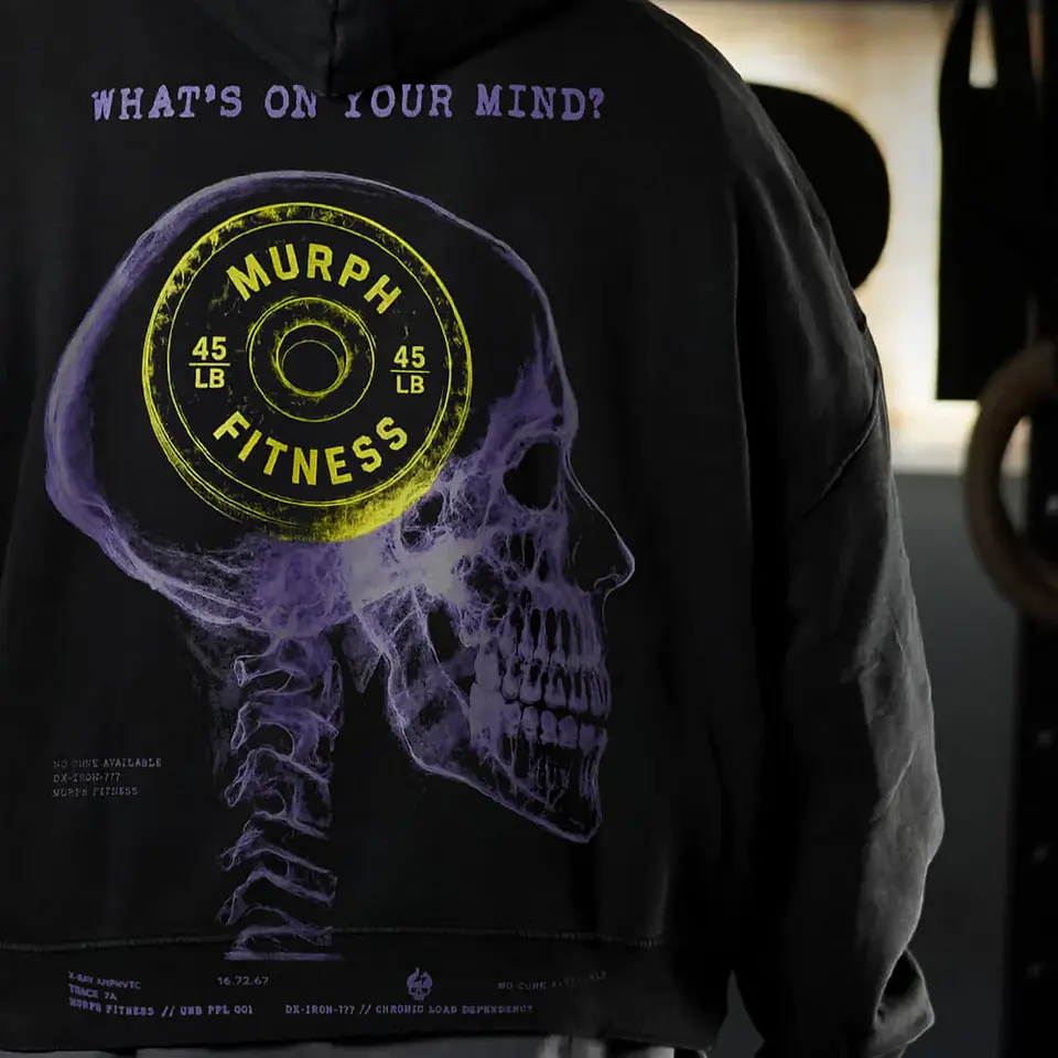 Buzo Premium Boxy Fit Hoddie ONIX RX ON YOUR MIND - Acid Black 3