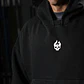 Buzo Premium Boxy Fit Hoddie ONIX Skull Logo - Acid Black - Miniatura 3