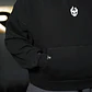 Buzo Premium Boxy Fit Hoddie ONIX Skull Logo - Acid Black - Miniatura 4