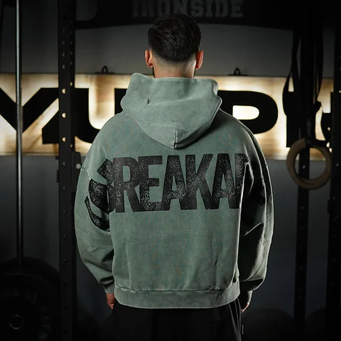 Buzo Premium Boxy Fit Hoddie ONIX UNBREAKABLE - Acid Green
