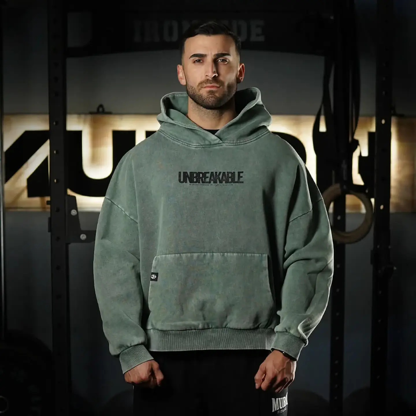 Buzo Premium Boxy Fit Hoddie ONIX UNBREAKABLE - Acid Green 2