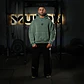 Buzo Premium Boxy Fit Hoddie ONIX Skull logo - Acid Green - Miniatura 3