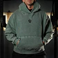 Buzo Premium Boxy Fit Hoddie ONIX Skull logo - Acid Green - Miniatura 5
