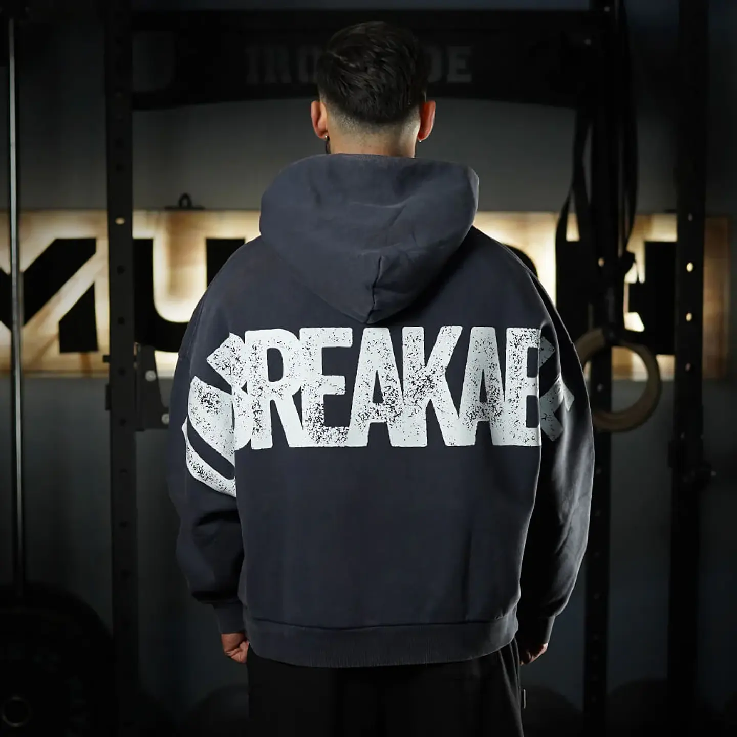 Buzo Premium Boxy Fit Hoddie ONIX UNBREAKABLE - Acid Blue 1