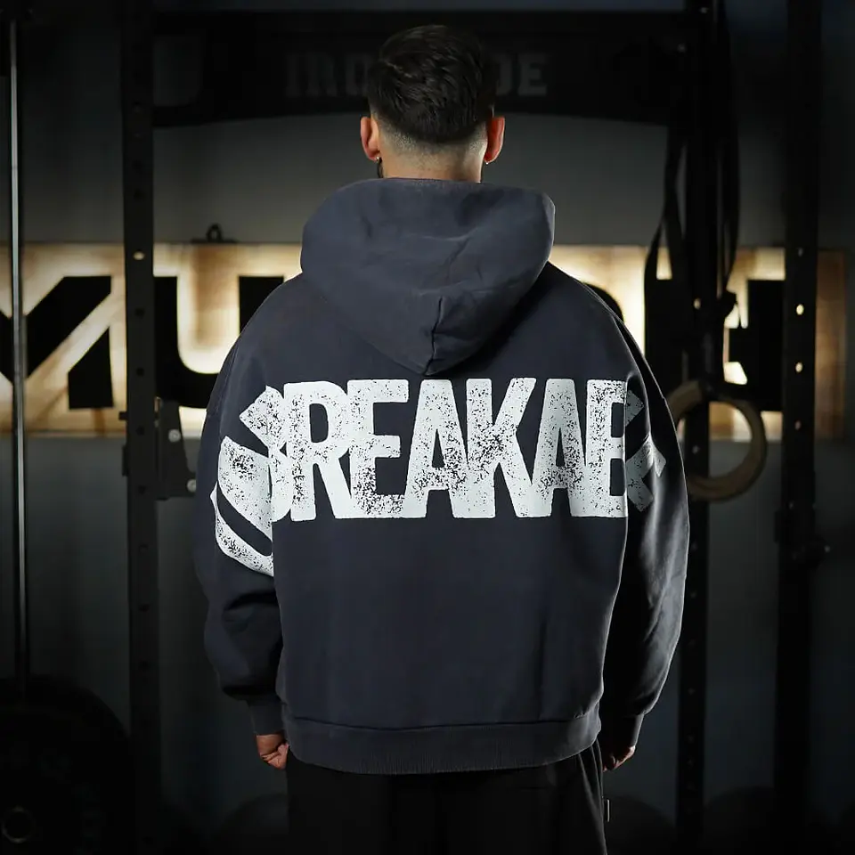 Buzo Premium Boxy Fit Hoddie ONIX UNBREAKABLE - Acid Blue 1