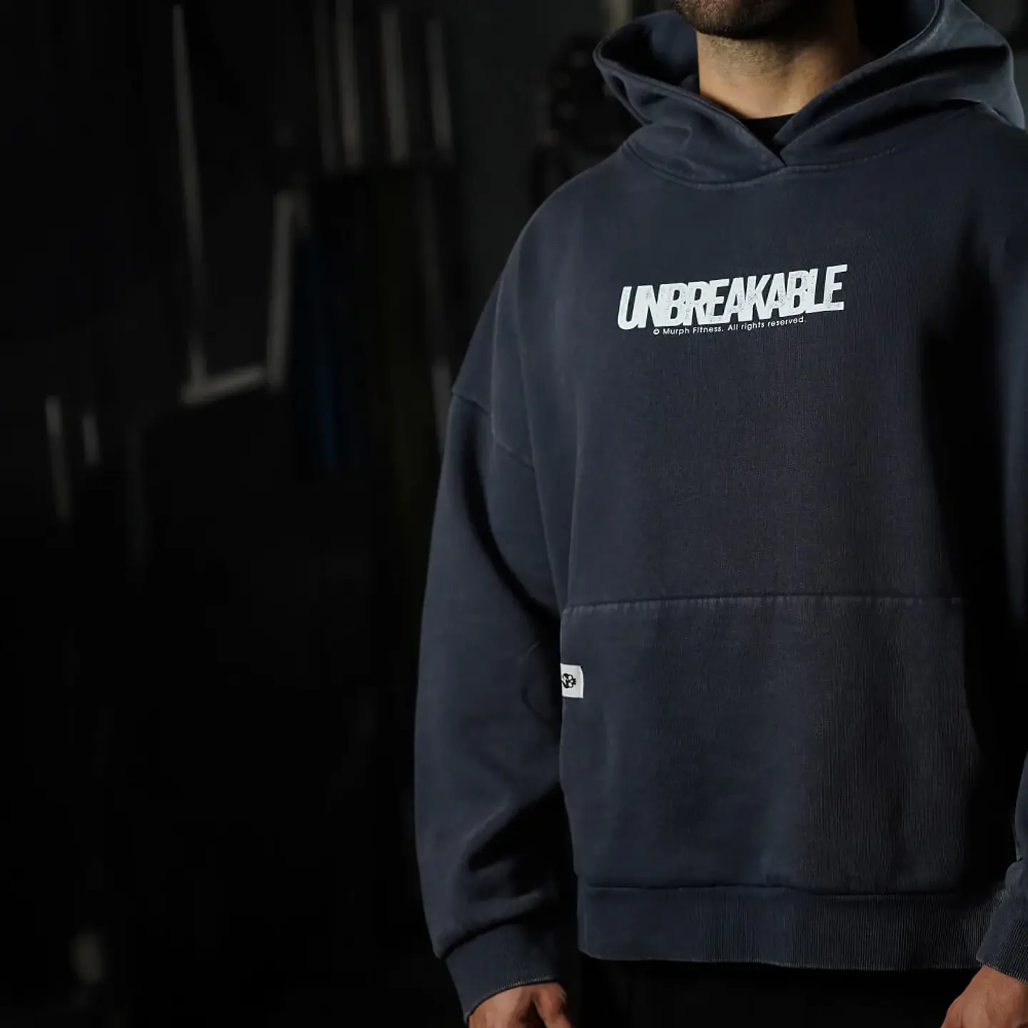 Buzo Premium Boxy Fit Hoddie ONIX UNBREAKABLE - Acid Blue 6