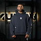 Buzo Premium Boxy Fit Hoddie ONIX Skull logo - Acid Blue - Miniatura 1