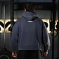 Buzo Premium Boxy Fit Hoddie ONIX Skull logo - Acid Blue - Miniatura 2