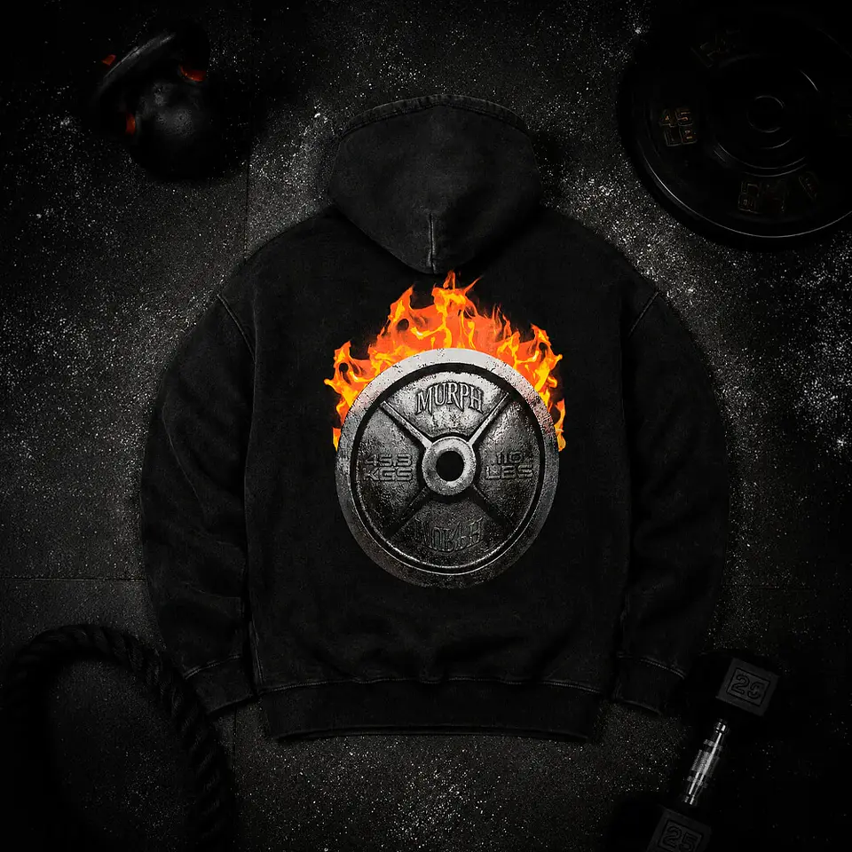 Buzo Premium Boxy Fit Hoddie ONIX Born in Fire - Acid Black 8