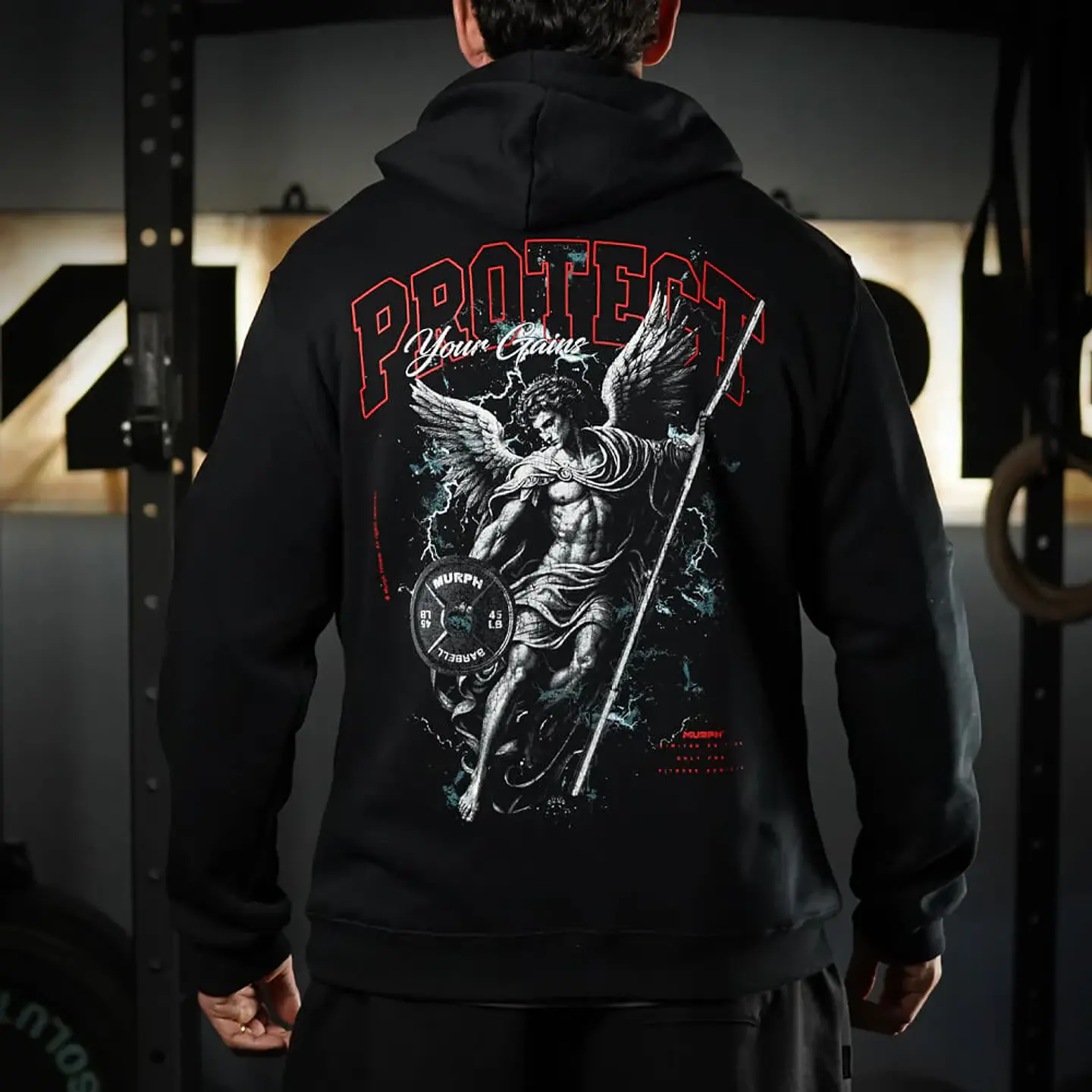 Buzo Canguro PROTECT YOUR GAINS - Black 1