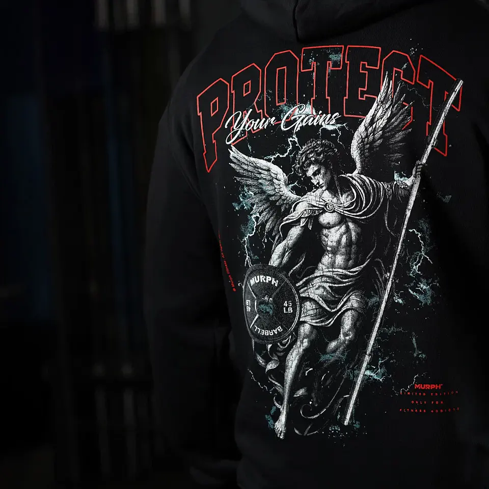 Buzo Canguro PROTECT YOUR GAINS - Black 3