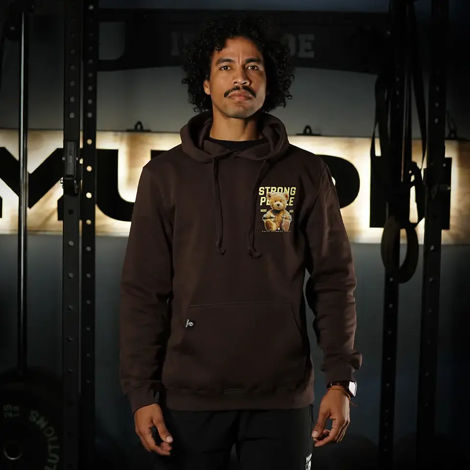 Buzo Canguro TEDDY BEAST - Chocolate 2