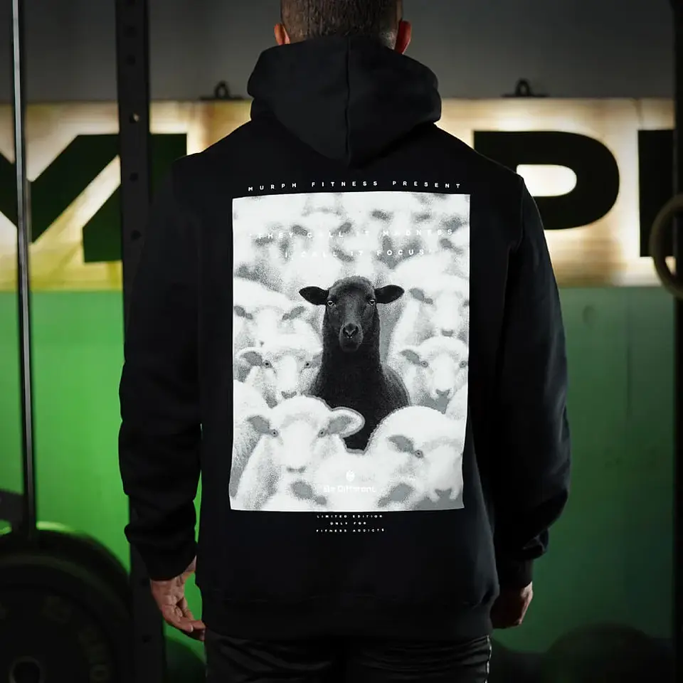Buzo Canguro OVEJA NEGRA - Black 1