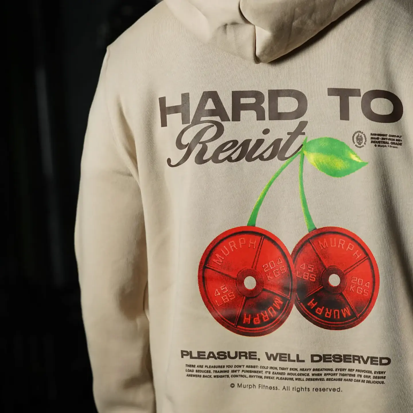 Buzo Canguro HARD TO RESIST - Sweet Cream 3