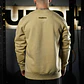 buzo Oversize Long Crewneck Skull Logo - Acid Cream - Miniatura 2