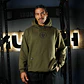 Buzo Premium Oversize Hoddie Skull Logo - Tactical Green - Miniatura 1