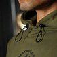 Buzo Premium Oversize Hoddie Skull Logo - Tactical Green - Miniatura 9