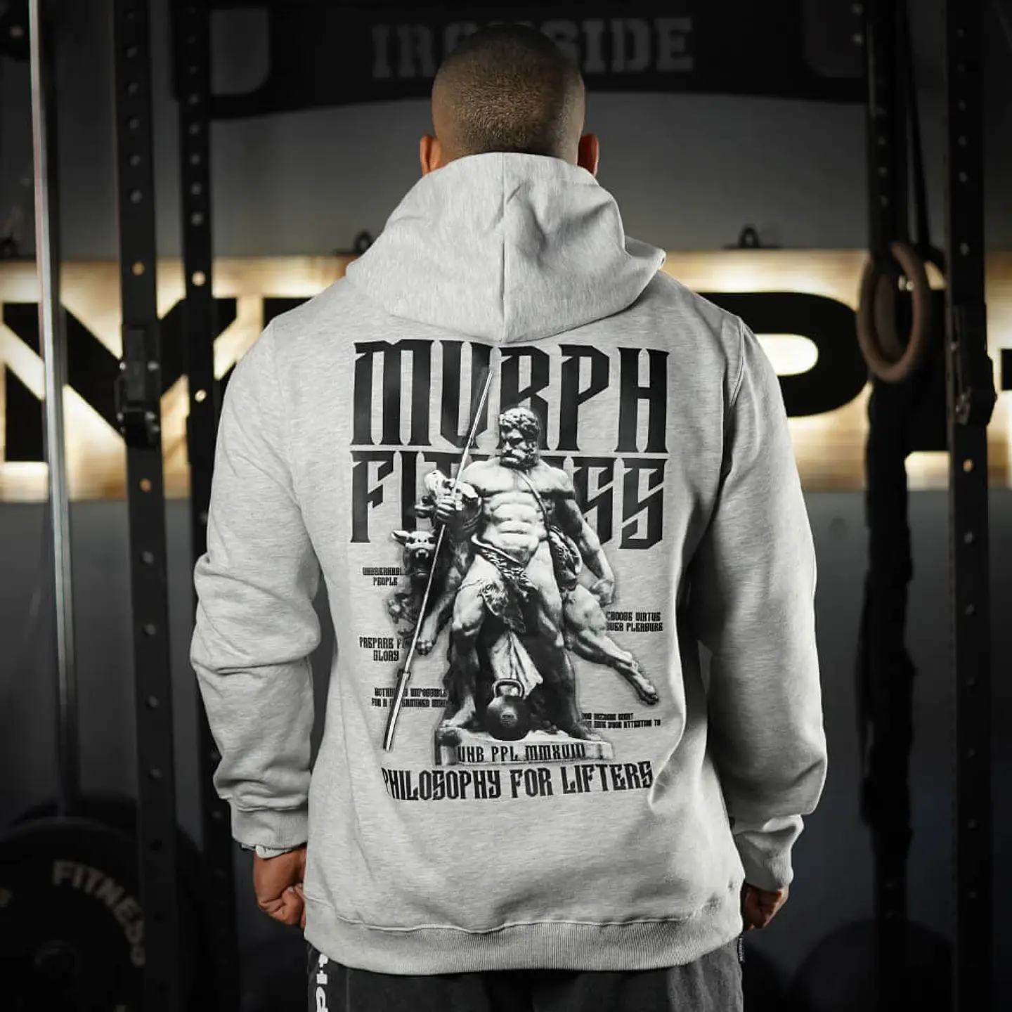 Buzo Canguro Philosophy of Lifters - Heather Gray 1