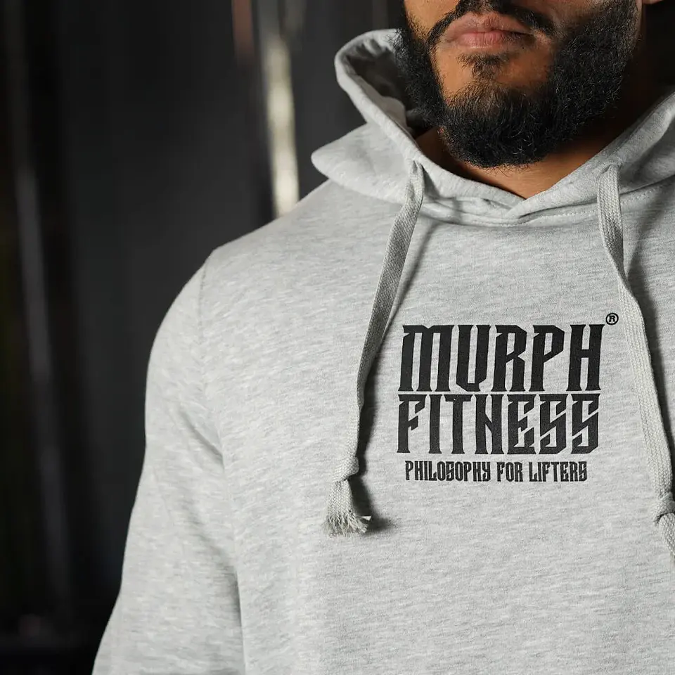Buzo Canguro Philosophy of Lifters - Heather Gray 4