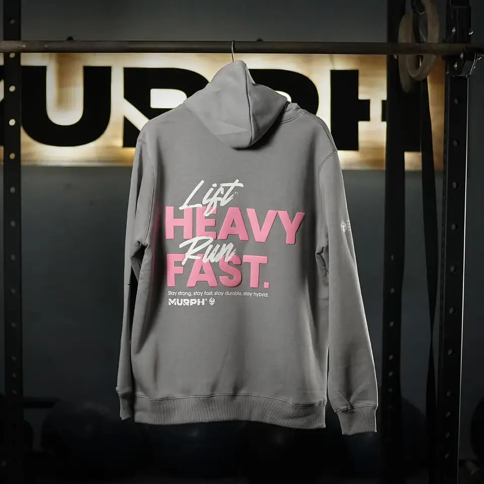 Buzo Canguro LIFT HEAVY & RUN FAST - Gris Charcoal 6