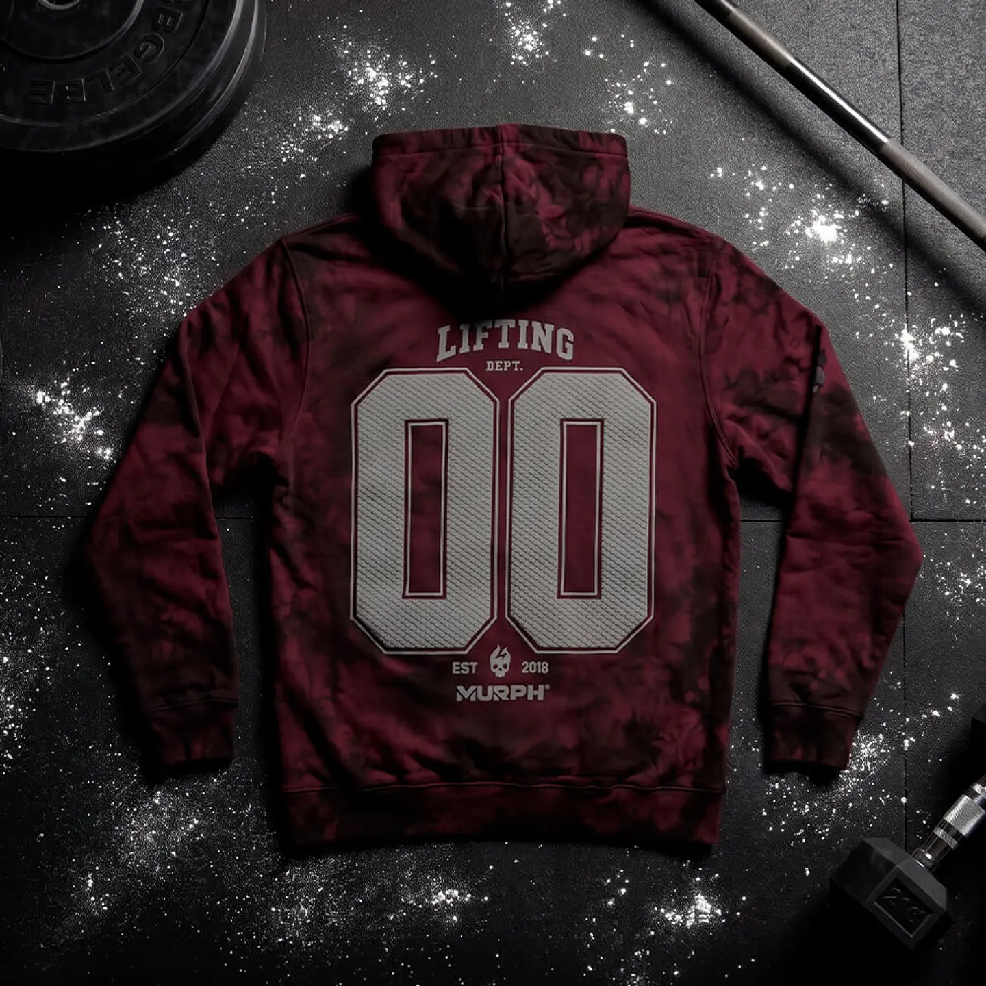 Buzo Canguro LIFTING DEPT. 00 - Maroon Storm 7