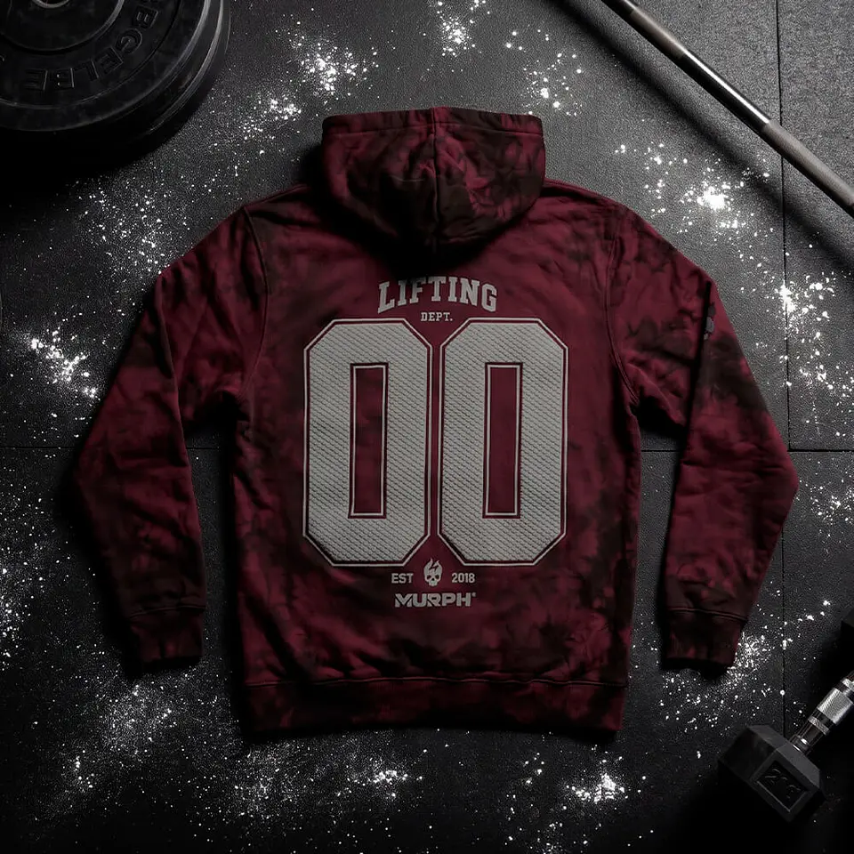 Buzo Canguro LIFTING DEPT. 00 - Maroon Storm 7